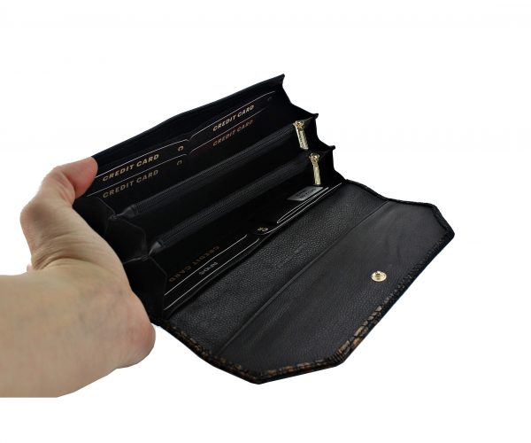 Zdjęcie przedstawiające  <strong>Duży portfel damski skórzany</strong> 0612 69 RFID 6