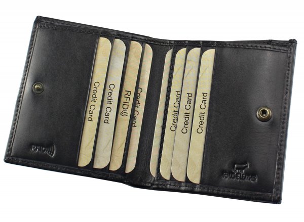 Zdjęcie przedstawiające  <strong>Mały portfel damski skórzany</strong> 1500 67 RFID 2