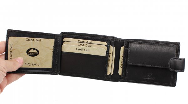 Zdjęcie przedstawiające  <strong>Mały portfel męski skórzany</strong>  851 19 RFID 4