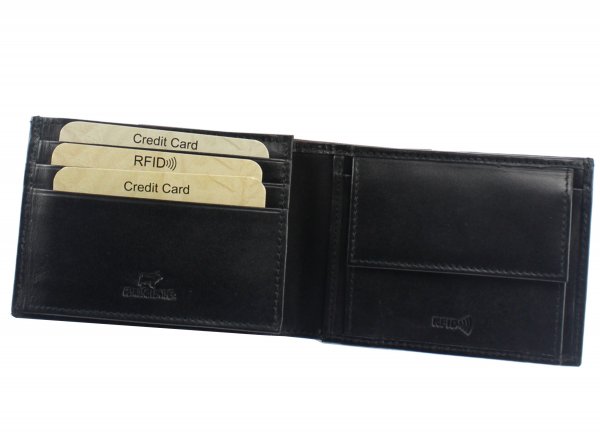 Zdjęcie przedstawiające  <strong>Mały portfel męski skórzany</strong>  851/a 67 RFID 2