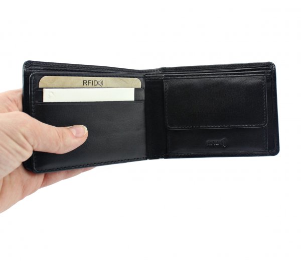 Zdjęcie przedstawiające  <strong>Mały portfel męski skórzany</strong>  888/a 67 RFID 4