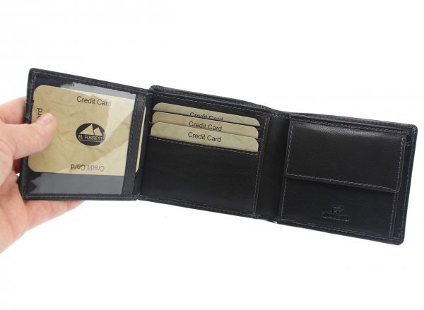 Zdjęcie przedstawiające  <strong>Mały portfel męski skórzany</strong>  895 19 RFID 2