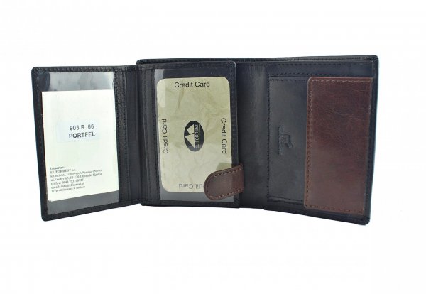 Zdjęcie przedstawiające  <strong>Mały portfel męski skórzany</strong>  903 66 RFID 5