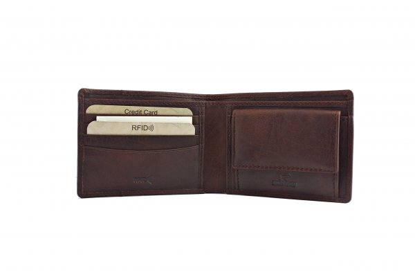 Zdjęcie przedstawiające  <strong>Mały portfel męski skórzany</strong>  916/a 22 RFID 4