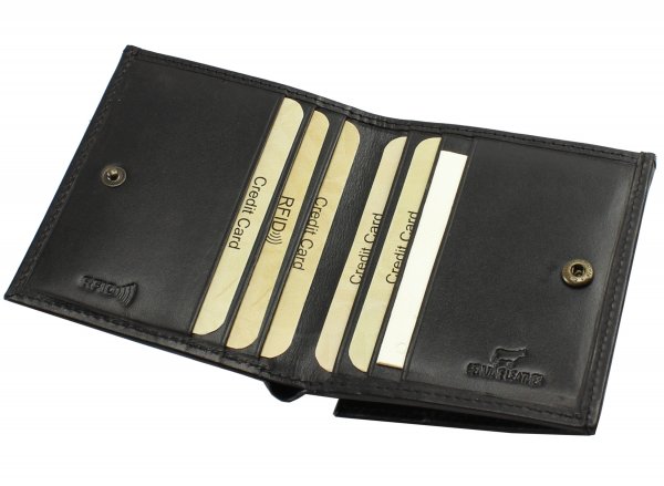 Zdjęcie przedstawiające mały portfel damski skórzany 917 67 RFID zdjęcie 1