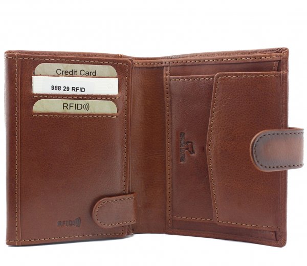 Zdjęcie przedstawiające  <strong>Duży portfel męski skórzany</strong>  988 29 RFID 2