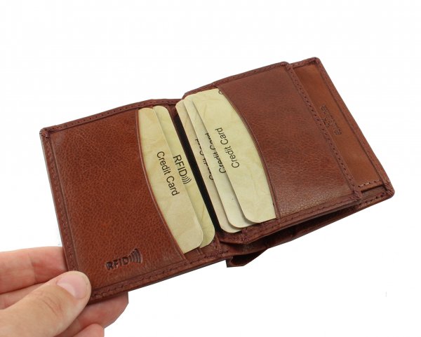 Zdjęcie przedstawiające  <strong>Mały portfel męski skórzany</strong>  992 29 RFID 3