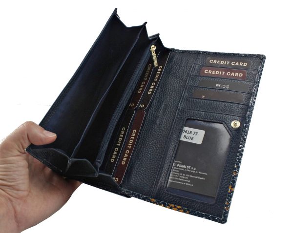 Zdjęcie przedstawiające  <strong>Duży portfel damski skórzany</strong> 0618 77 RFID 4